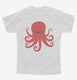 Cute Red Octopus  Youth Tee