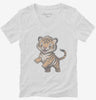Cute Tiger Womens Vneck Shirt 666x695.jpg?v=1700298148
