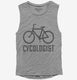 Cycologist Funny Cycling  Womens Muscle Tank