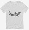 Daddy Shark Womens Vneck Shirt 666x695.jpg?v=1700370326