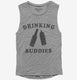 Drinking Buddies Funny Father And Son  Womens Muscle Tank