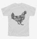 Floral Chicken Farm  Youth Tee