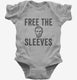 Free The Sleeves Funny Lincoln  Infant Bodysuit