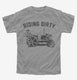 Funny Riding Dirty Tractor Farmer  Youth Tee