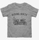 Funny Riding Dirty Tractor Farmer  Toddler Tee