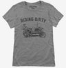 Funny Riding Dirty Tractor Farmer Womens