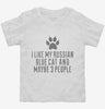Funny Russian Blue Cat Breed Toddler Shirt 666x695.jpg?v=1700436913