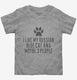 Funny Russian Blue Cat Breed  Toddler Tee