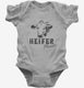 Heifer Please Funny Ranch Cow Farmer  Infant Bodysuit