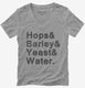 Hops And Barley And Yeast And Water  Womens V-Neck Tee