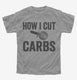How I Cut Carbs Funny Pizza  Youth Tee