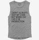 I Don't Always Test My Code Funny  Womens Muscle Tank