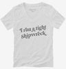 I Run A Tight Shipwreck Womens Vneck Shirt 666x695.jpg?v=1700375528