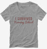 I Survived Nursing School Womens Vneck