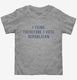 I Think Therefore I Vote Republican  Toddler Tee