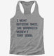 I Went Outside Once The Graphics Weren't That Good  Womens Racerback Tank
