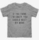If You Think I'm Crazy You Should Meet My Mom  Toddler Tee