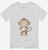 Kawaii Monkey Womens Vneck Shirt 666x695.jpg?v=1700293870