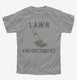 Lawn Enforcement Funny Lawn Mowing  Youth Tee