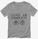 Level 16 Complete Funny Video Game Gamer 16th Birthday  Womens V-Neck Tee