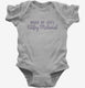 Made Of 100 Percent Wifey Material  Infant Bodysuit