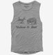 Nature and Shit Funny Hunting  Womens Muscle Tank