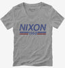 Nixon 1968 Richard Nixon For President Womens Vneck