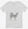 Oh Deer Womens Vneck Shirt 666x695.jpg?v=1700538972