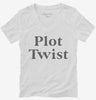 Plot Twist Pregnancy Announcement Womens Vneck Shirt 666x695.jpg?v=1700368542