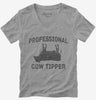 Professional Cow Tipper Womens Vneck