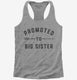 Promoted to Big Sister New Baby Announcement  Womens Racerback Tank