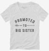 Promoted To Big Sister New Baby Announcement Womens Vneck Shirt 666x695.jpg?v=1700365907