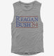 Reagan Bush 84  Womens Muscle Tank