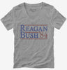 Reagan Bush 84 Womens Vneck