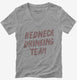 Redneck Drinking Team  Womens V-Neck Tee