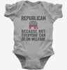 Republian Because Not Everyone Can Be On Welfare Baby Bodysuit 666x695.jpg?v=1700409977