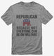 Republian Because Not Everyone Can Be On Welfare  Mens
