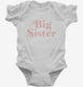 Retro Big Sister  Infant Bodysuit