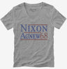 Richard Nixon Agnew 1968 Campaign Womens Vneck