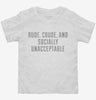 Rude Crude And Socially Acceptable Toddler Shirt 21a48de5-ecfd-4acb-8653-93e65d4e8ebb 666x695.jpg?v=1700594593