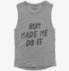 Rum Made Me Do It  Womens Muscle Tank