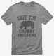 Save The Chubby Unicorns Rhino  Mens