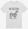 Save The Drama For Your Llama Shirt 666x695.jpg?v=1700525930