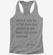 Shout Out to ATM Fees for Making Me Buy My Own Money  Womens Racerback Tank