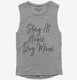 Stay At Home Dog Mom Funny Dog Owner  Womens Muscle Tank
