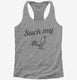 Suck My Cock Rooster  Womens Racerback Tank