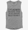 Sysadmin Because Even Developers Need Heroes Womens Muscle Tank Top 5a8da725-1c64-4e03-88ee-960b5f6accaa 666x695.jpg?v=1700591915