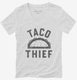 Taco Thief  Womens V-Neck Tee