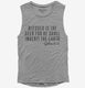 The Geek Shall Inherit The Earth  Womens Muscle Tank