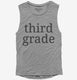 Third Grade Back To School  Womens Muscle Tank